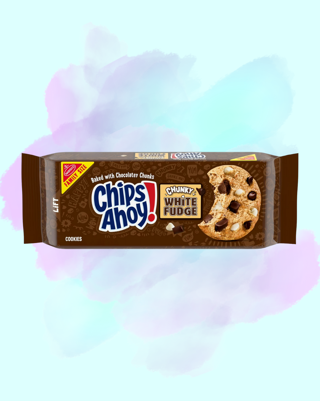 CHIPS AHOY! Chunky White Fudge- Family Size
