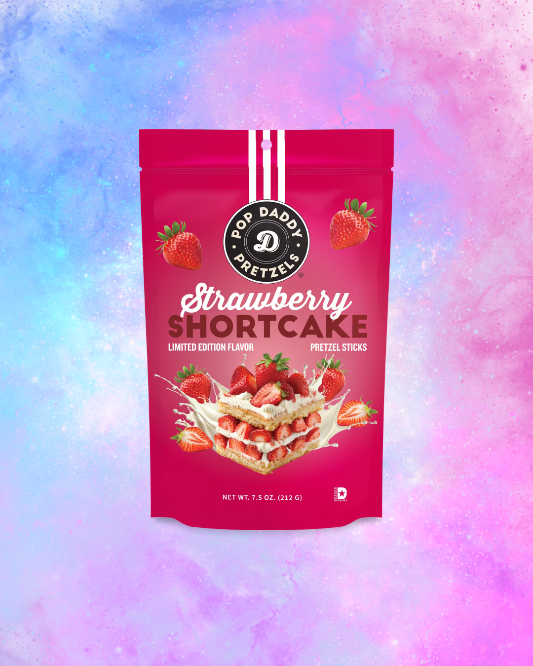Strawberry Shortcake Pretzel Sticks